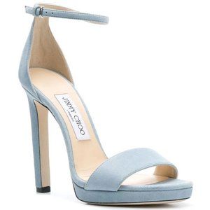 JIMMY CHOO | Suede Blue Misty - EUR 35 US 5